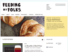 Tablet Screenshot of feedingmyfolks.com